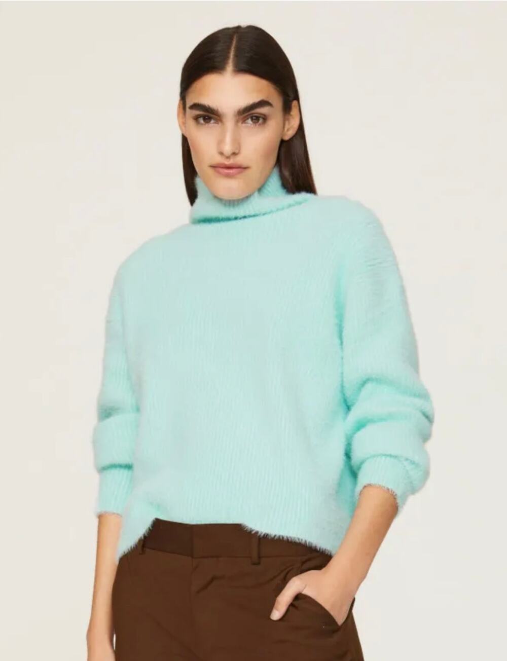 Tanya Taylor Edythe Fuzzy Sweater M
